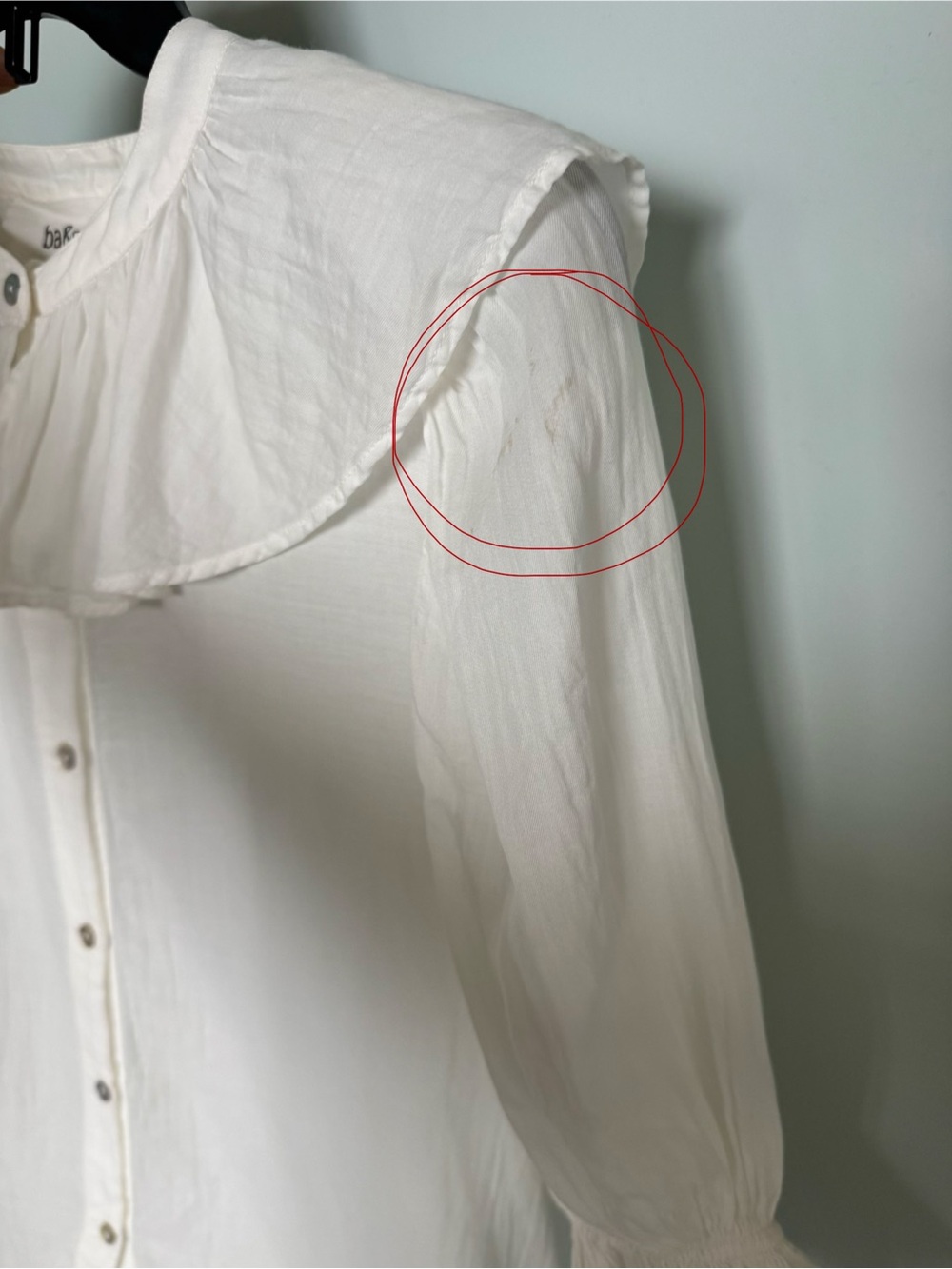 Ba&sh Tamaris Ruffled Button-Down Shirt - Picture 9 of 11